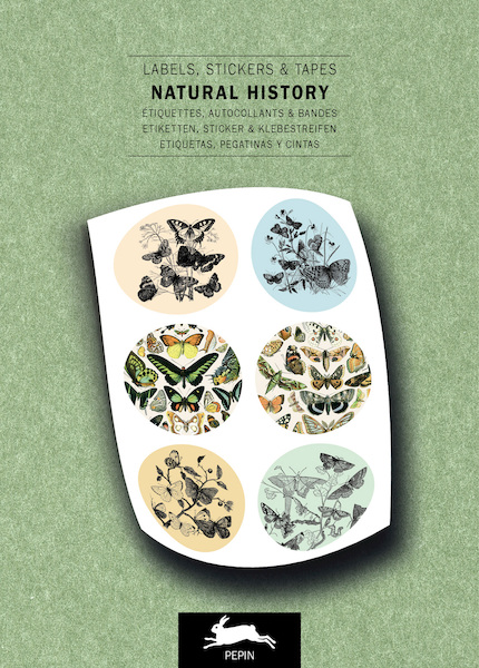Natural History - Label & Sticker Book - Pepin Van Roojen (ISBN 9789460094224)