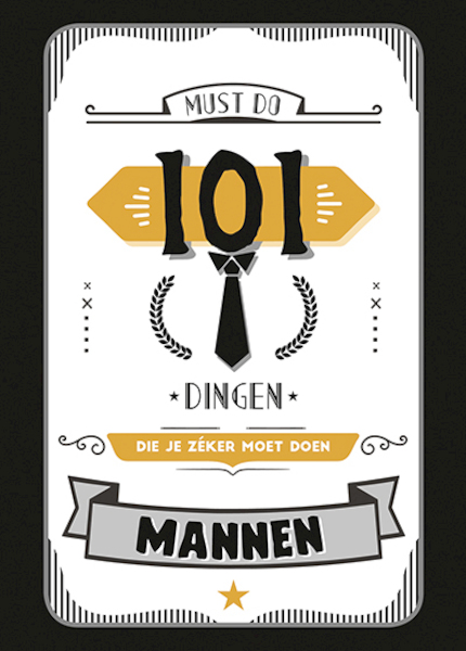 101 dingen die je zéker moet doen - Mannen - (ISBN 9789463543767)