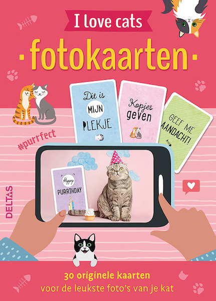 Fotokaarten - I love cats - (ISBN 9789044756203)