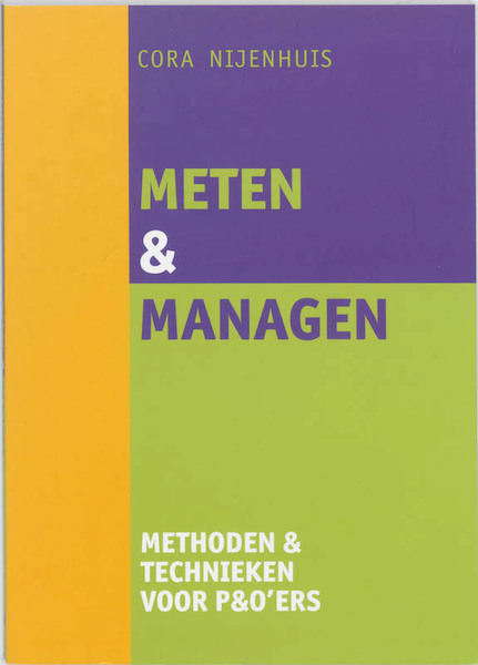 Meten & managen - Cora Nijenhuis (ISBN 9789058711687)