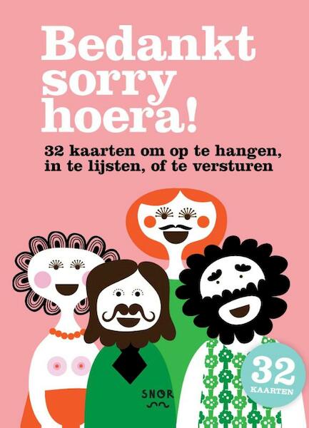 Bedankt en sorry kaartenboekje - (ISBN 9789079961979)