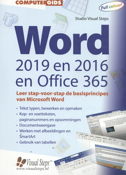 Computergids Word 2019, 2016 en Office 365 - Studio Visual Steps (ISBN 9789059055957)