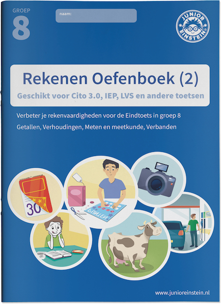 Rekenen Oefenboek deel 2 - (ISBN 9789492265661)
