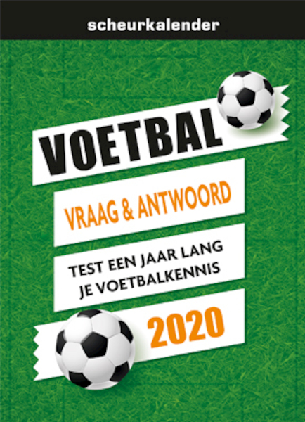 Voetbal scheurkalender 2020 - (ISBN 9789463543491)