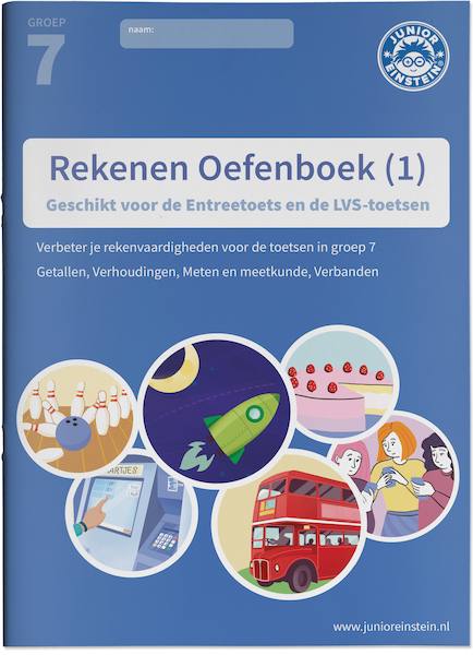 Rekenen Oefenboek deel 1 geschikt voor de Citotoets - (ISBN 9789493128019)