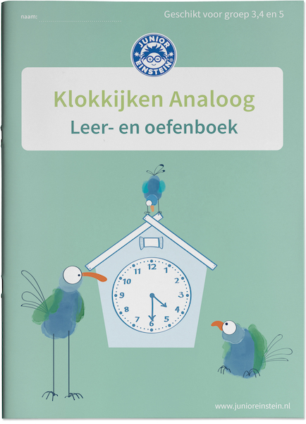 Klokkijken Analoog Leer- en oefenboek deel 1 - (ISBN 9789493128255)