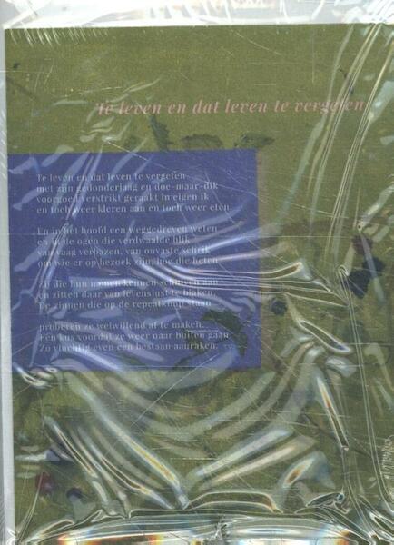 Plint 10 kaarten Te leven en dat leven te vergeten - (ISBN 9789059308848)