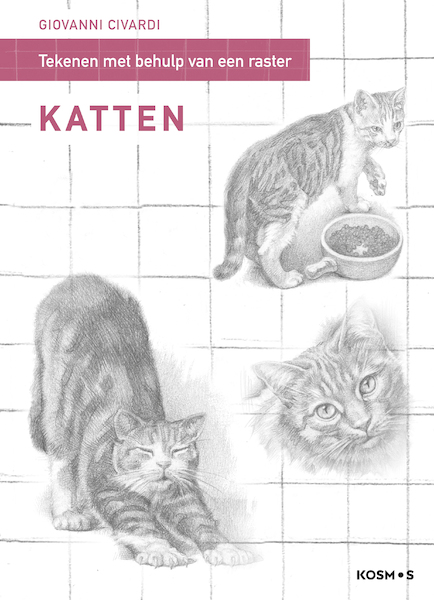 Tekenen met behulp van een raster - Katten - Giovanni Civardi (ISBN 9789043921909)