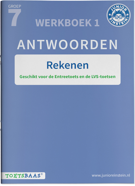 Rekenen antwoordenboek 1 - (ISBN 9789493128811)