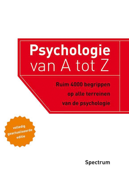 Psychologie van A tot Z - Ad Bergsma (ISBN 9789000321506)