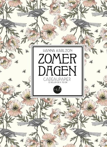 Zomerdagen - cadeaupapier - Hanna Karlzon (ISBN 9789045322131)