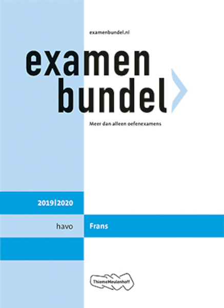 Examenbundel havo Frans 2019/2020 - A.J.I. van Dam (ISBN 9789006690798)