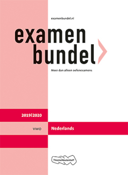 Examenbundel vwo Nederlands 2019/2020 - (ISBN 9789006690934)