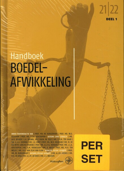 Handboek Boedelafwikkeling 2021-2022 (set) - (ISBN 9789462496781)