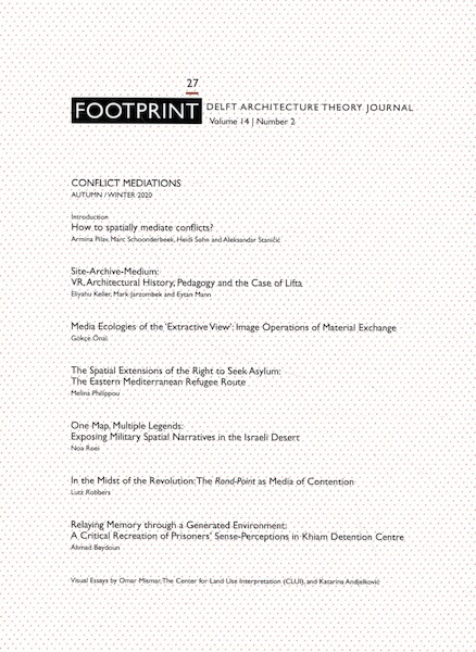 Footprint 27. Conflict Mediations - (ISBN 9789492852298)