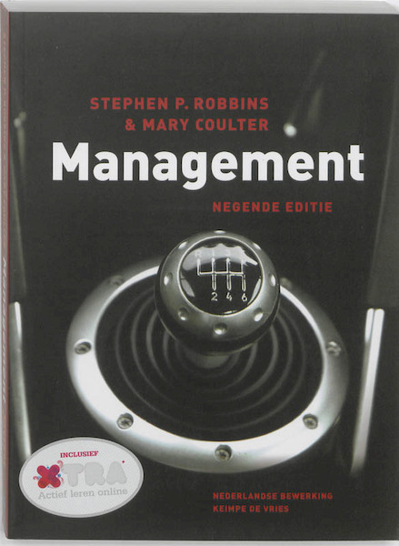 Management - Stephen P. Robbins, Mary Coulter (ISBN 9789043095075)