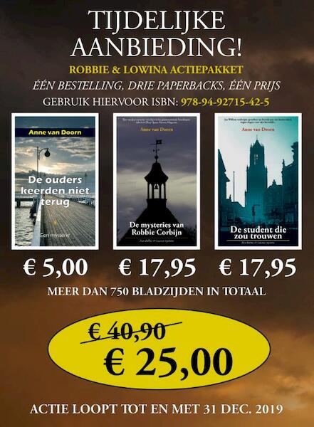 Robbie & Lowina Actiepakket - Anne van Doorn (ISBN 9789492715425)