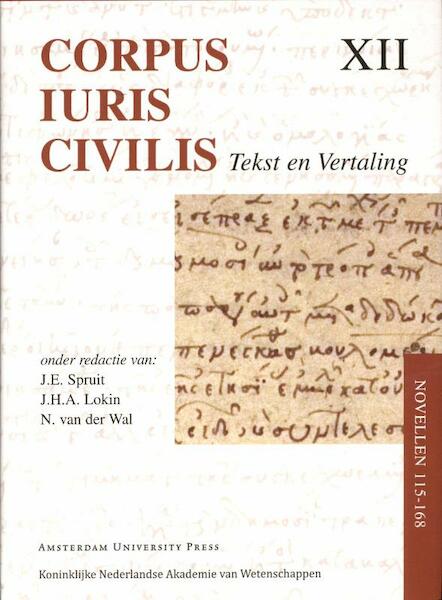 Corpus Iuris Civilis Novellen 115-168 - (ISBN 9789069846231)