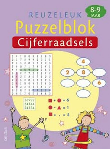 Reuzeleuk puzzelblok Cijferraadsels 8-9 jr - Znu (ISBN 9789044714715)