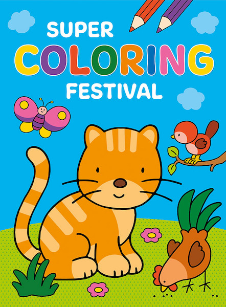 Super Coloring Festival - (ISBN 9789044754582)
