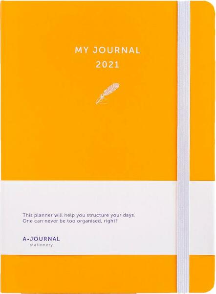 My Journal Agenda 2021 - Oranje - (ISBN 8719992460731)