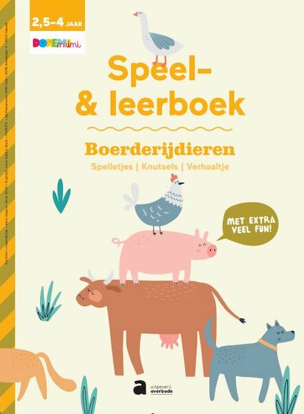 Speel- en leerboek - Boerderijdieren - (ISBN 9789464450439)