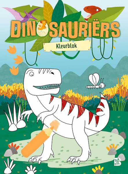 Dinosauriërs kleurblok - (ISBN 9789403230986)