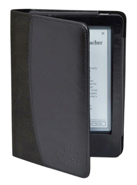 Leren hoes Kobo eReader Touch - zwart - (ISBN 8718444501442)