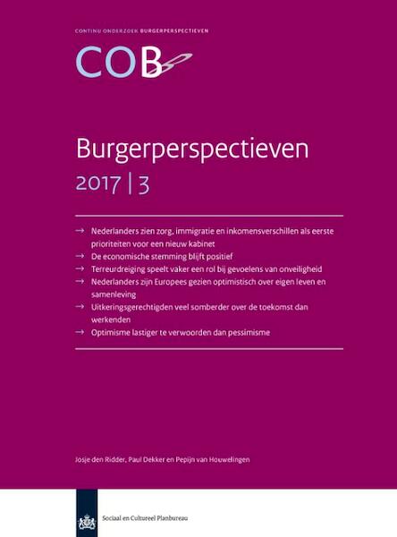 Burgerperspectieven 2017|3 - Josje den Ridder, Paul Dekker, Pepijn van Houwelingen (ISBN 9789037708417)