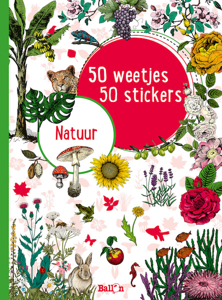 50 weetjes, 50 stickers: natuur - (ISBN 9789403203744)