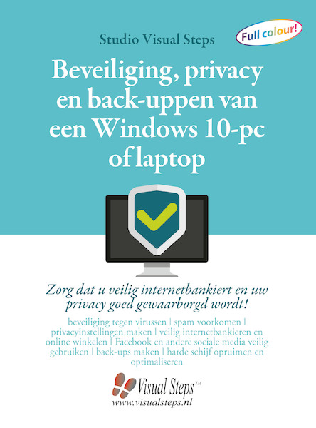 Beveiliging, privacy en back-uppen van een Windows 10-pc voor senioren - Studio Visual Steps (ISBN 9789059054752)