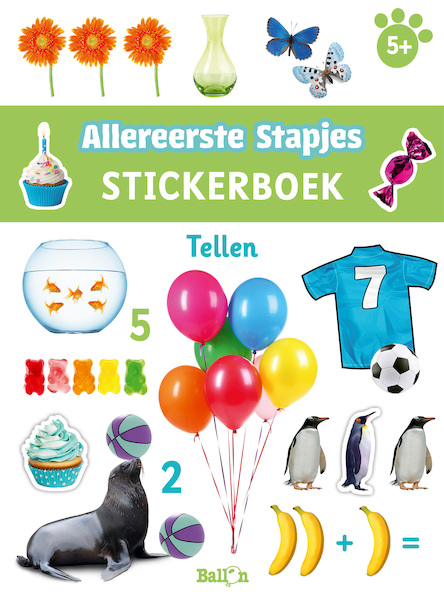 Stickerboek tellen 5+ - (ISBN 9789403221892)