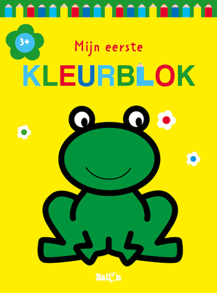 Mijn eerste kleurblok 3+ (kikker) - (ISBN 9789403221229)