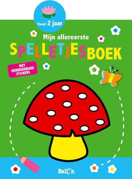 Mijn allereerste spelletjesboek 2+ paddenstoel - (ISBN 9789403215792)