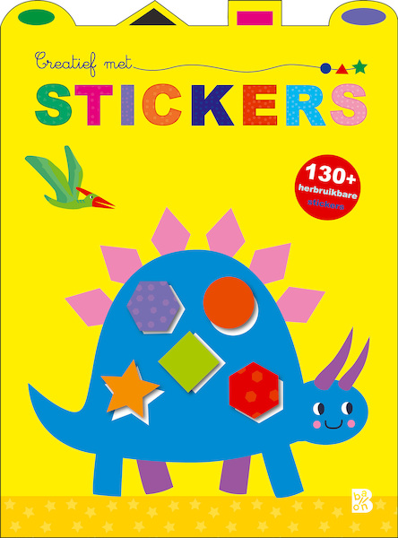 Creatief met stickers (dinosaurus) - (ISBN 9789403224077)