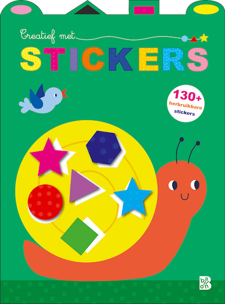 Creatief met stickers (slak) - (ISBN 9789403224091)