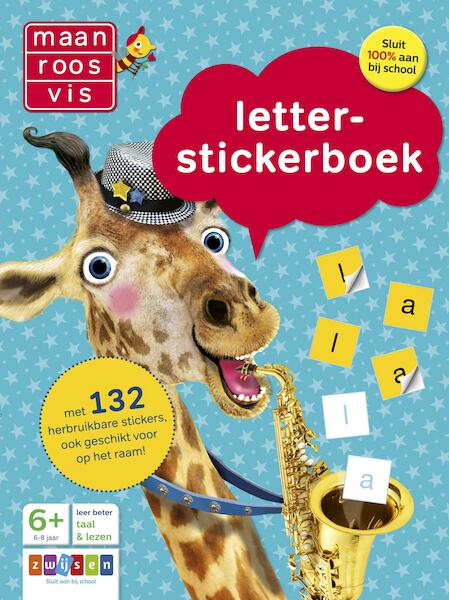 Maan roos vis letter-stickerboek - (ISBN 9789048736652)