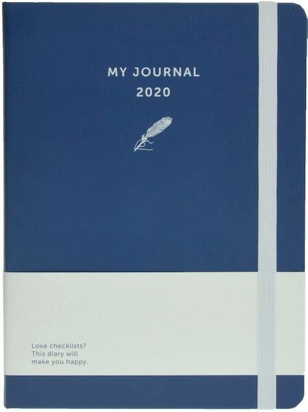 My Journal agenda 2020 - Velvet blauw - (ISBN 8719992460090)