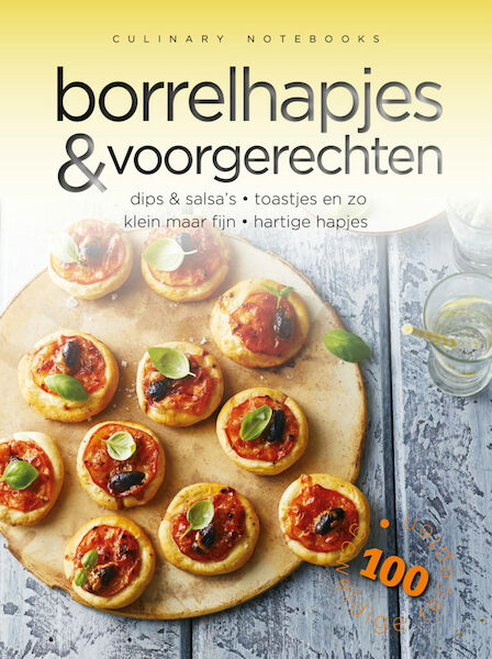 Culinary notebooks Borrelhapjes & voorgerechten - Carla Bardi (ISBN 9789036639415)