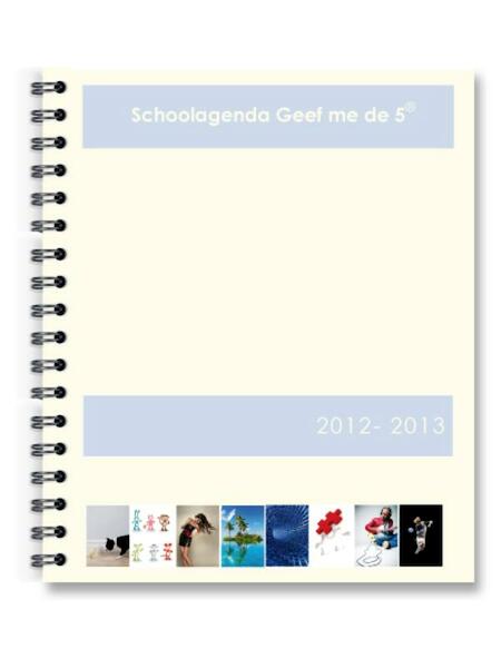Schoolagenda 2012-2013 - Colette de Bruin, Anouk de Bruin (ISBN 9789491337109)