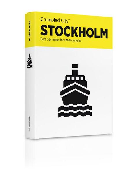 Crumpled Map - Stockholm - (ISBN 9788890573293)