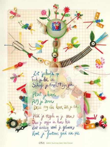 Plint Poezieposter met gedicht Zet je hoofd op van Ruud Kroes - Ruud Kroes (ISBN 9789059305960)