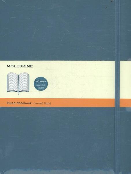 Moleskine Soft Extra Large Underwater Blue Ruled Notebook - (ISBN 9788867323753)