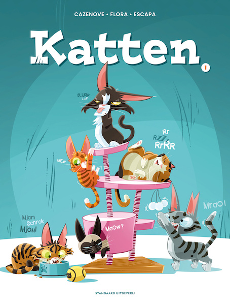 Katten strip 1 - Christophe Cazenove (ISBN 9789462108851)