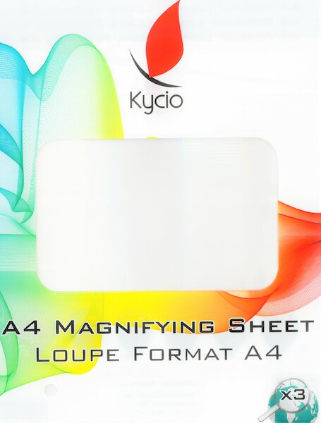 Magnifying sheet A4 x3 kycio - (ISBN 5420069601416)