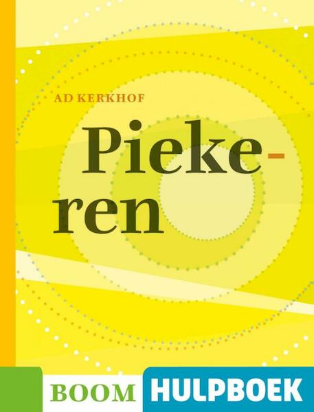 Piekeren - A. Kerkhof (ISBN 9789085064695)