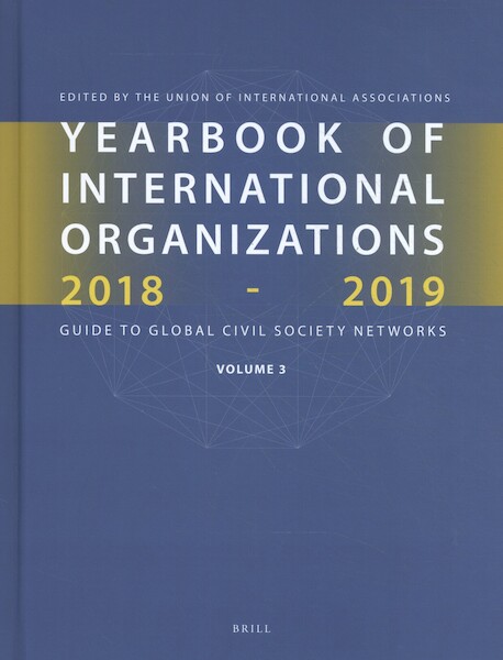 Yearbook of International Organizations 2018-2019, Volume 3 - (ISBN 9789004365643)