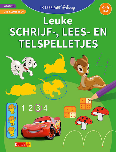 Leuke schrijf-, lees- en telspelletjes (4-5 j.) - (ISBN 9789044747195)