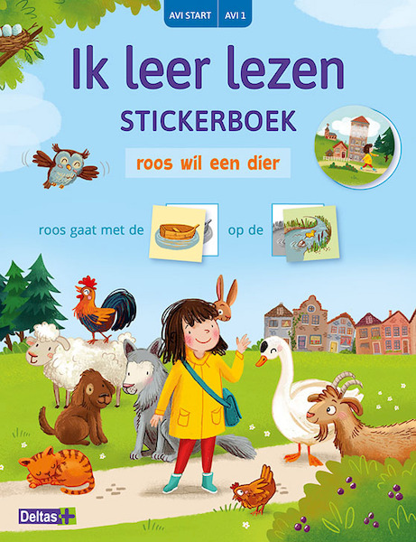 Ik leer lezen Stickerboek - Roos wil een dier (AVI START/AVI 1) - Annemarie Bon (ISBN 9789044754940)