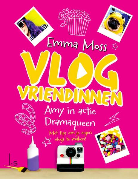 Vlogvriendinnen 2 - Amy in actie - Dramaqueen - Emma Moss (ISBN 9789024573240)